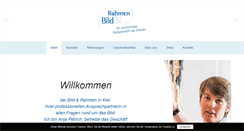 Desktop Screenshot of bild-und-rahmen-kiel.de